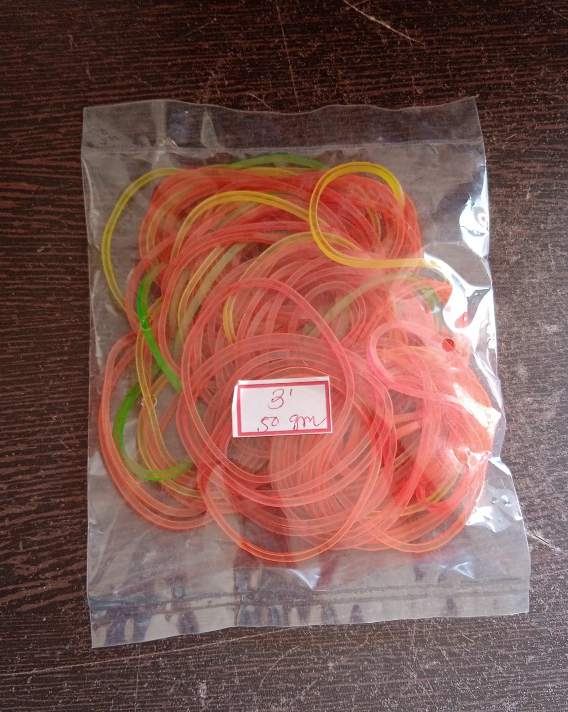 RUBBER BAND FOR OFFICE/HOME AND KITCHEN ACCESSORIES ITEM PRODUCTS, ELASTIC RUBBER BANDS, FLEXIBLE REUSABLE NYLON ELASTIC UNBREAKABLE, FOR STATIONERY, SCHOOL MULTICOLOR (3 Inch | 100 Gm / 50 Gm ) RUBBER BAND FOR OFFICE/HOME AND KITCHEN ACCESSORIES ITEM PRODUCTS, ELASTIC RUBBER BANDS, FLEXIBLE REUSABLE NYLON ELASTIC UNBREAKABLE, FOR STATIONERY, SCHOOL MULTICOLOR (3 Inch | 100 Gm / 50 Gm )